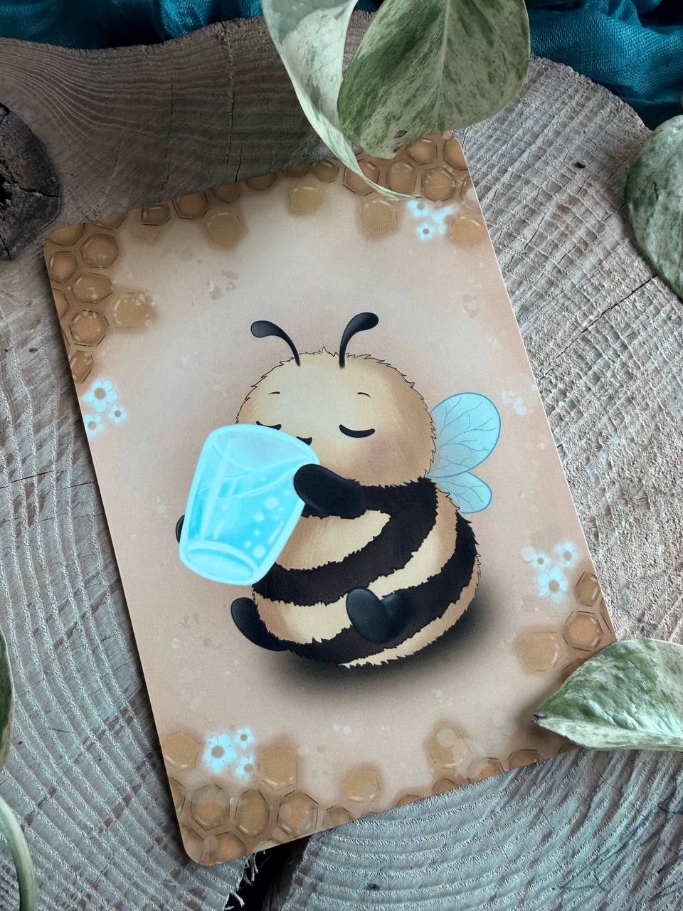 Bee Hydrated Bundle đ | Tasse, Print, Notizblock & Sticker