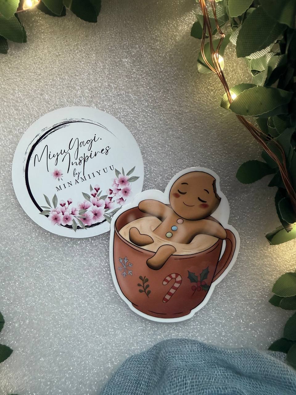 🎄Christmas Sticker (Groß) – handgemachte Weihnachtsmotive · Glitzer & Glossy✨