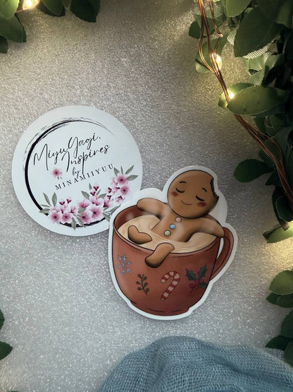 🎄Christmas Sticker (Groß) – handgemachte Weihnachtsmotive · Glitzer & Glossy✨