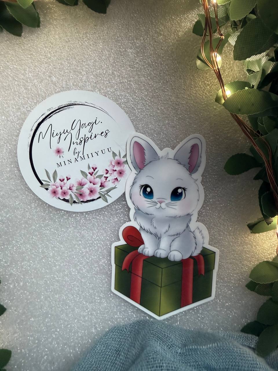 🎄Christmas Sticker (Groß) – handgemachte Weihnachtsmotive · Glitzer & Glossy✨
