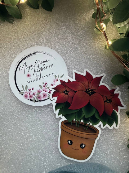 🎄Christmas Sticker (Groß) – handgemachte Weihnachtsmotive · Glitzer & Glossy✨