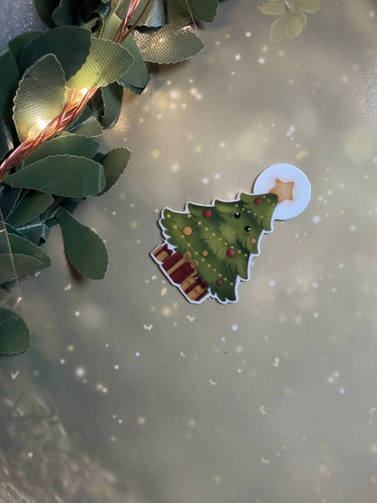 🎄Christmas Sticker (klein) – handgemachte Weihnachtsmotive · Glitzer & Glossy✨