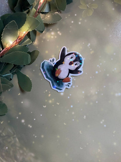 🎄Christmas Sticker (klein) – handgemachte Weihnachtsmotive · Glitzer & Glossy✨