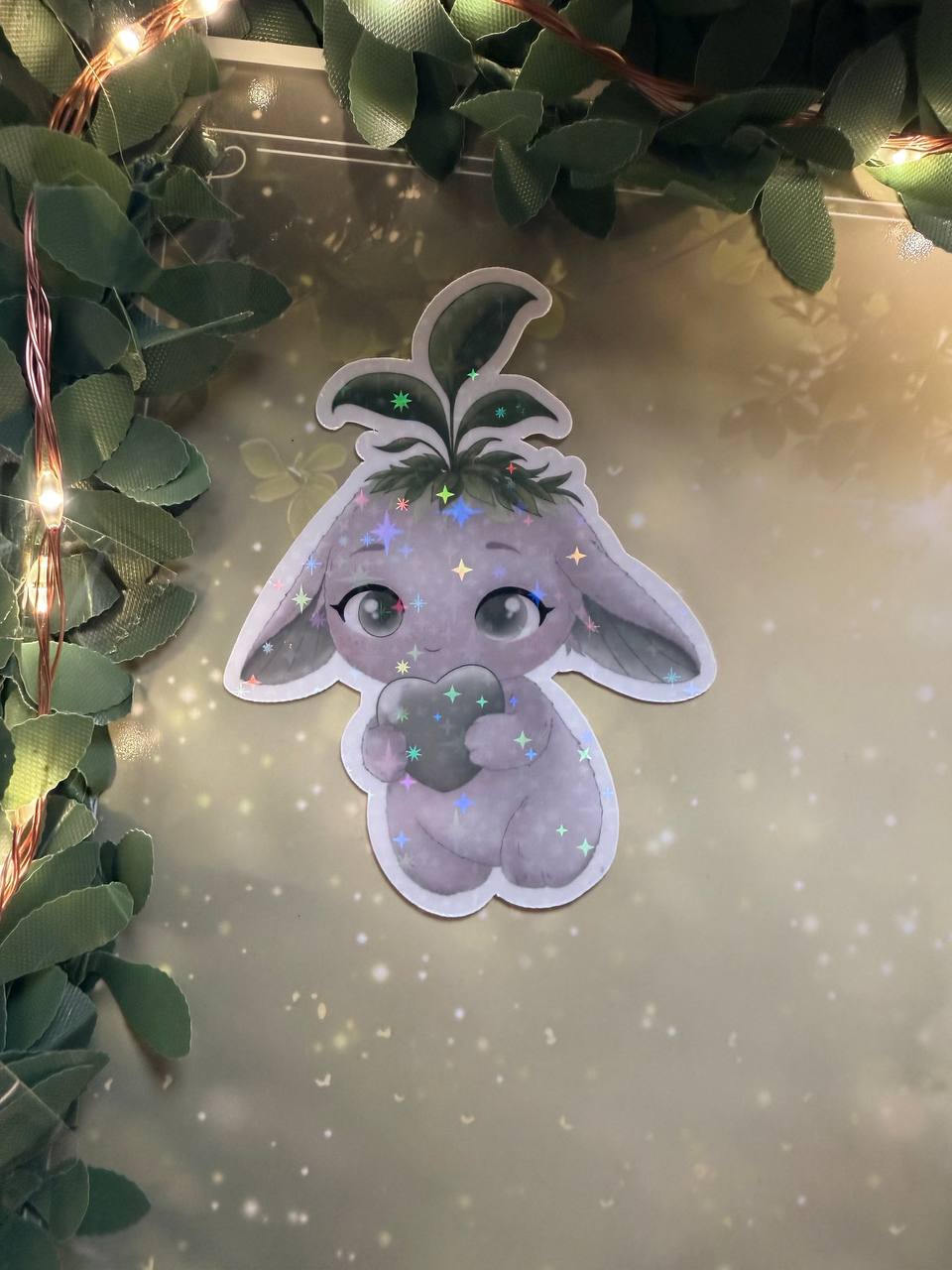 Sticker „Miyu“ – Herz | Glossy oder Glitzer