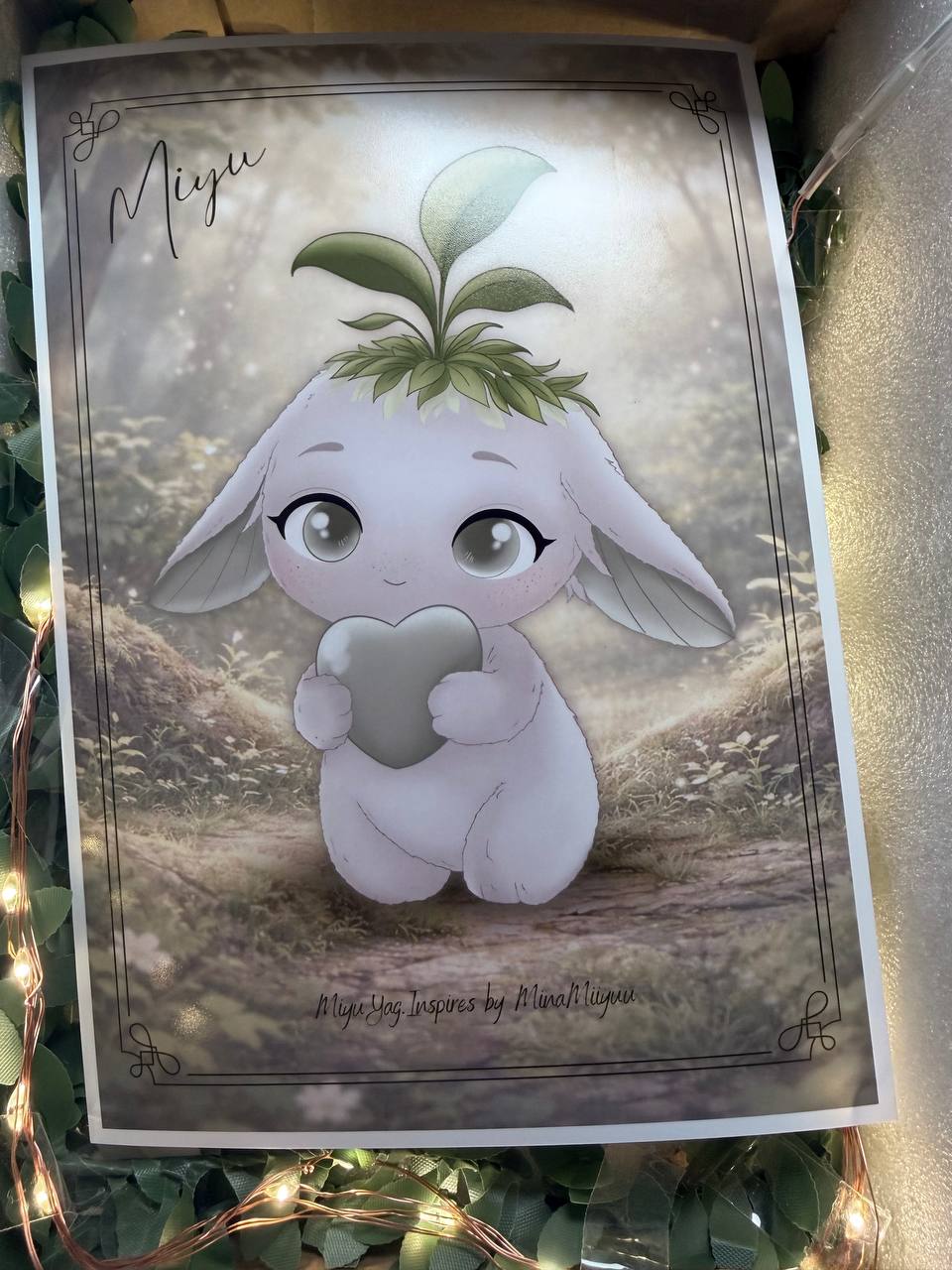 Bundle „Miyu“ – Print, Notizblock, Karte, Sticker & Magnet