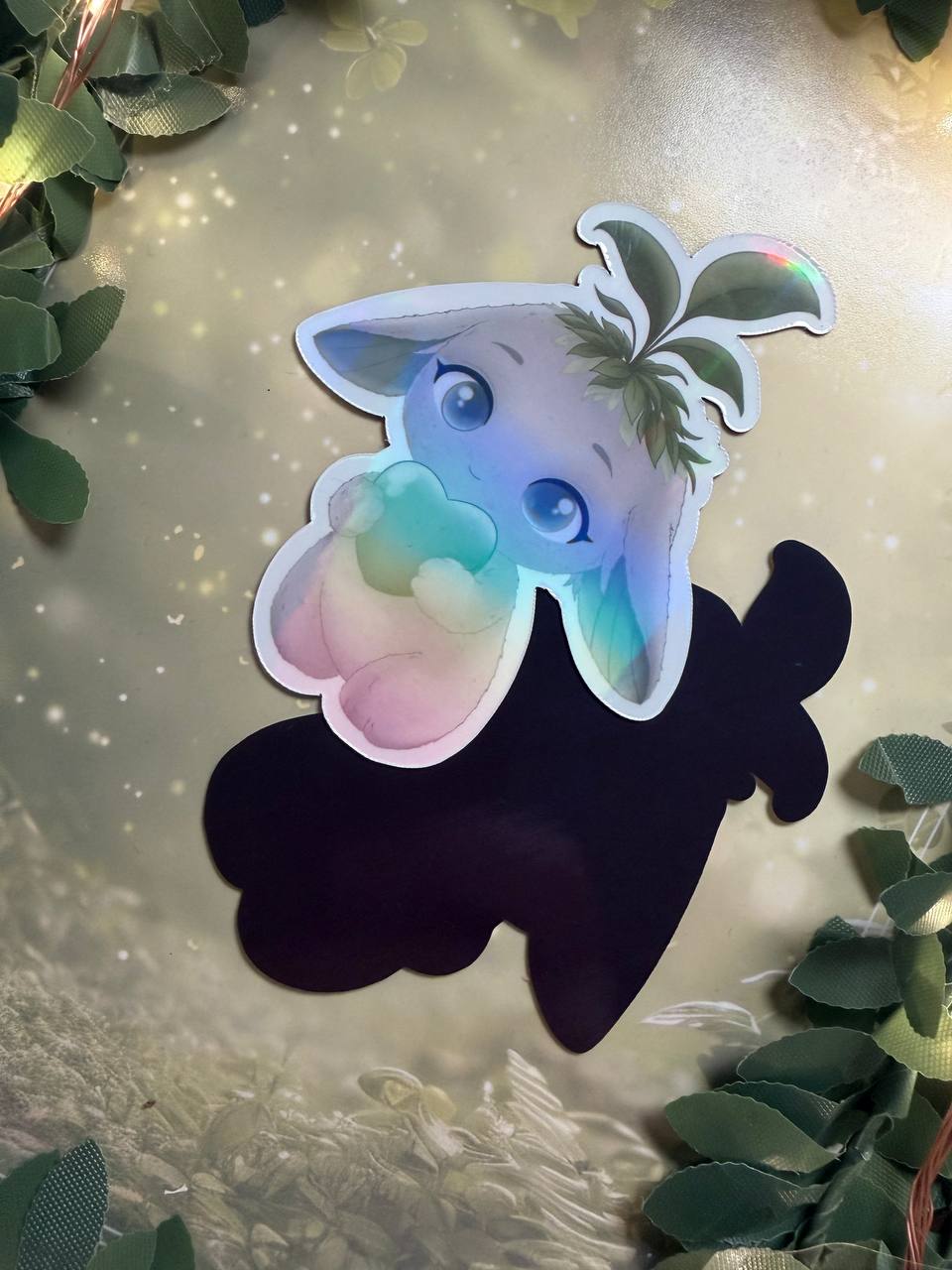 Magnet „Miyu“ – handgemachter Kühlschrankmagnet mit meinem Maskottchen