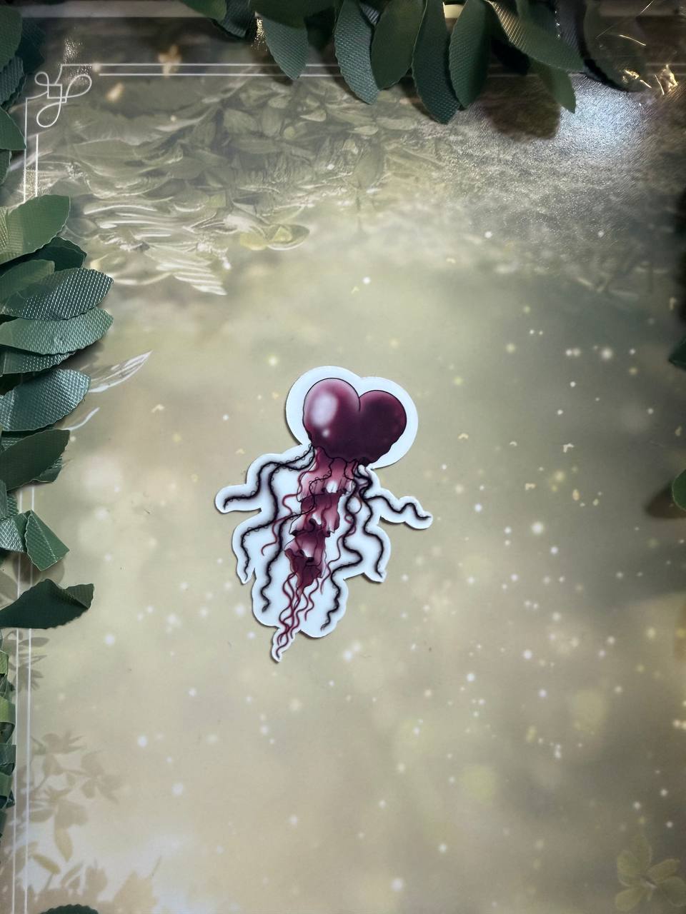 Sticker "Magische Qualle "|verschiedene Farben|Glossy &Glitzer