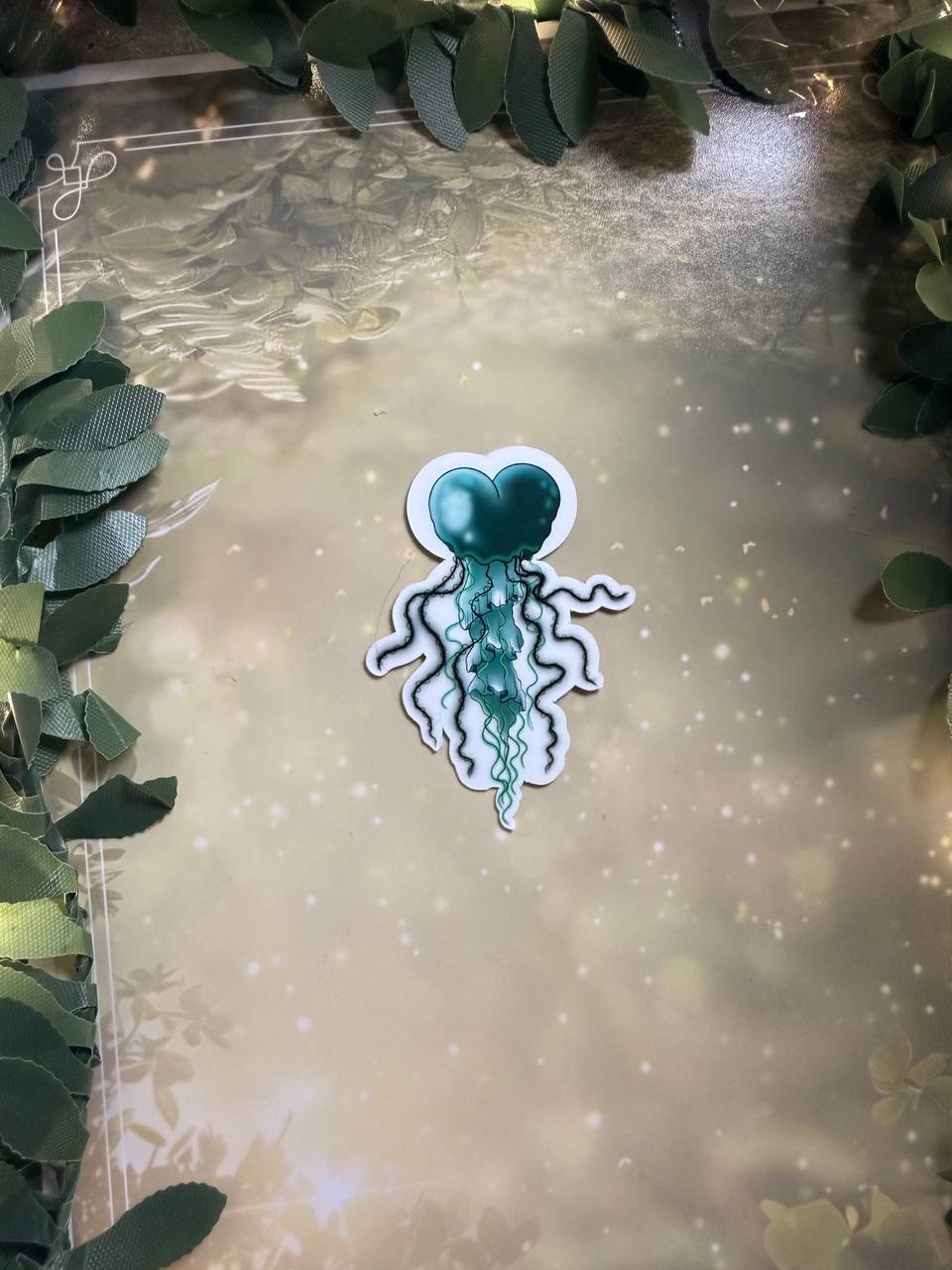 Sticker "Magische Qualle "|verschiedene Farben|Glossy &Glitzer