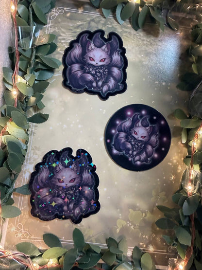 Sticker "Kitsune" Fuchs -  magisches Design in vier Varianten