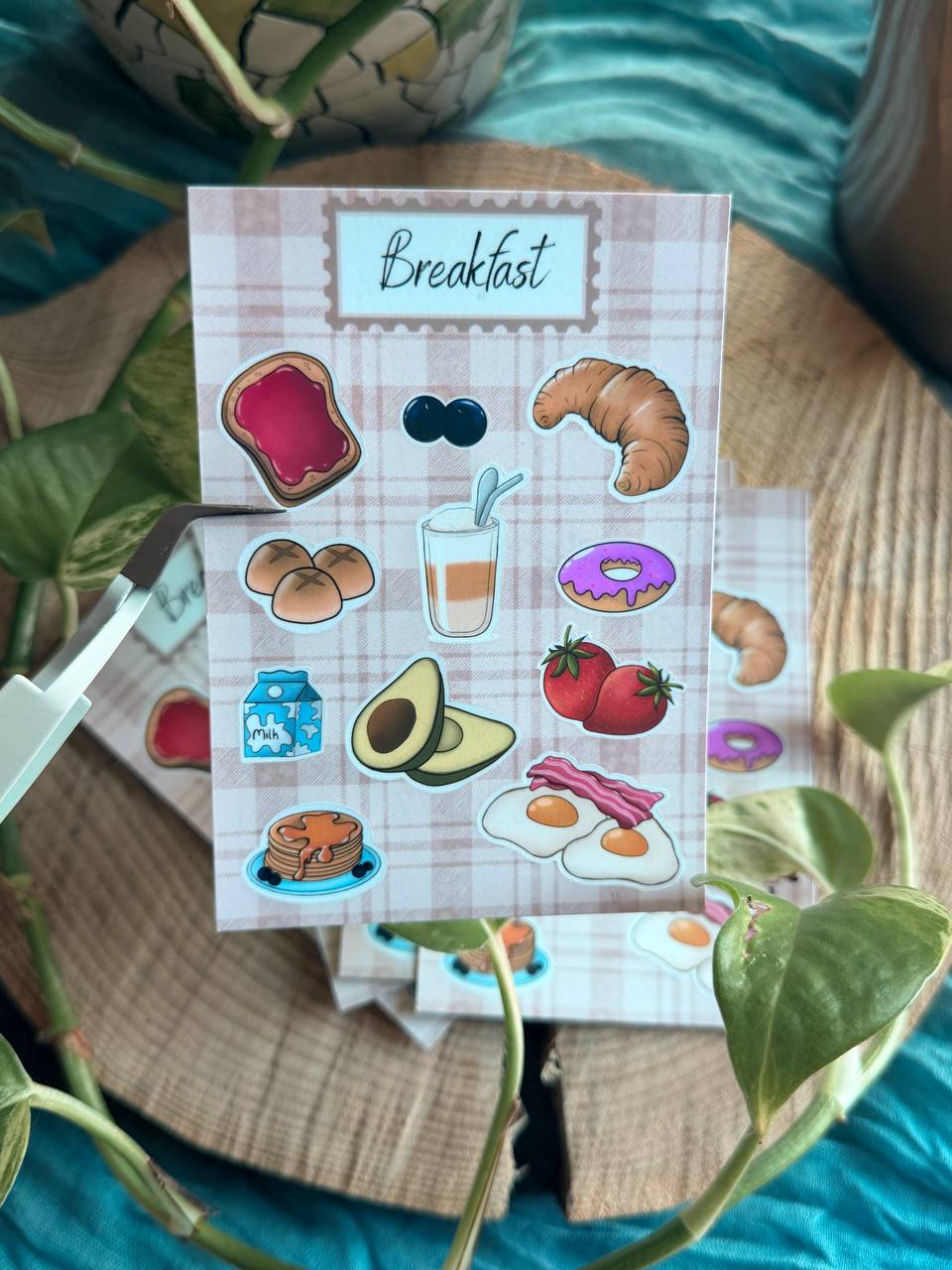 Sticker Sheet - Breakfast (matte Folie)