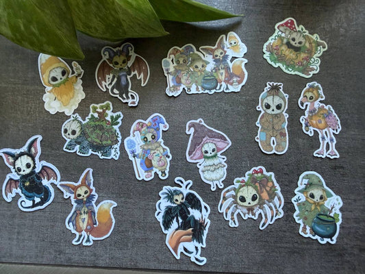 Mini MiiyuMii Sticker Pack – 14 Stück